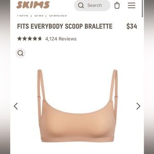 nwt skims fits everybody bralette